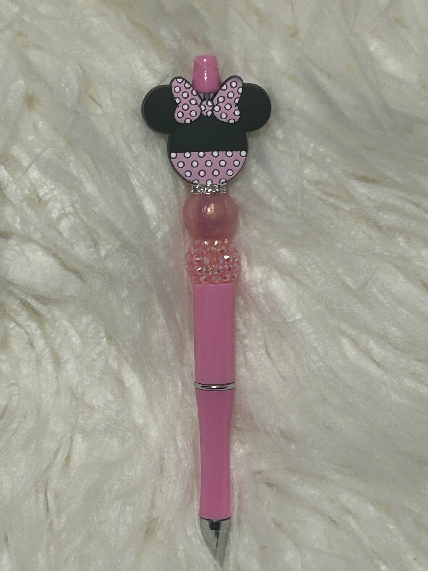 Minnie Mouse Beaded Pen