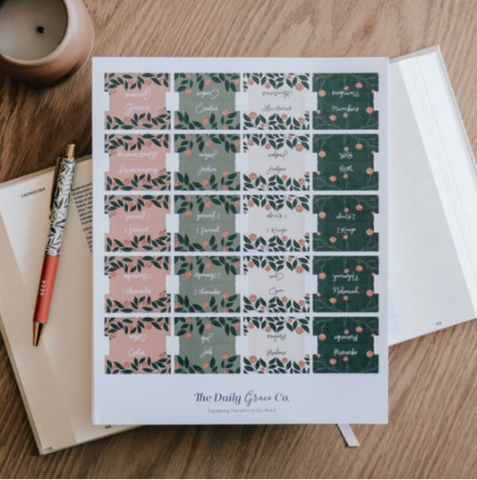 Garden Floral Bible Tabs