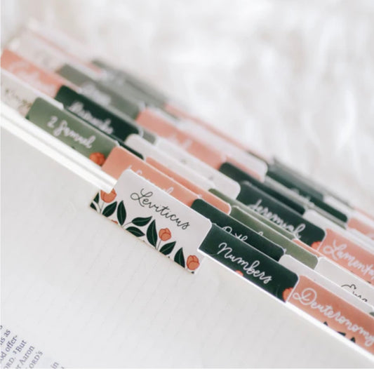 Garden Floral Bible Tabs