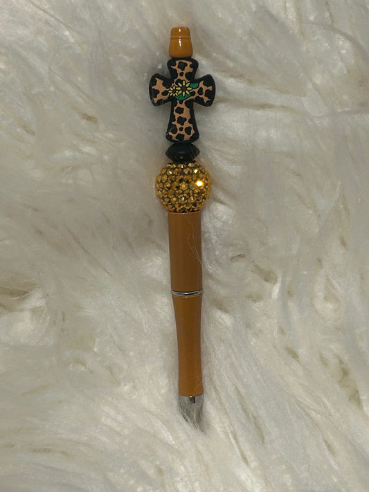 Leopard Cross Beadable Pen